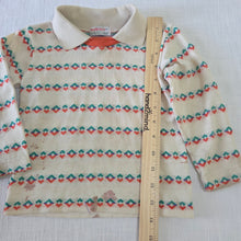 Load image into Gallery viewer, Vintage 70s Healthtex Pattern Long Sleeve 2t/3t
