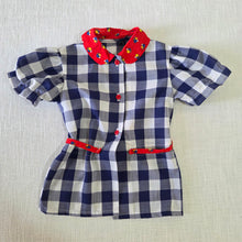 Load image into Gallery viewer, Vintage Gingham Floral Shirt 3t/4t
