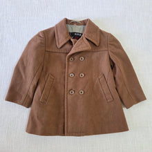 Load image into Gallery viewer, Vintage Brown Peasant Coat 2t
