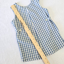 Load image into Gallery viewer, Vintage Blue Gingham Jon Jon 12-18 months
