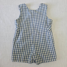 Load image into Gallery viewer, Vintage Blue Gingham Jon Jon 12-18 months
