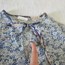 Load image into Gallery viewer, Vintage Floral Striped Prairie Dress kids 10
