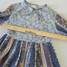 Load image into Gallery viewer, Vintage Floral Striped Prairie Dress kids 10

