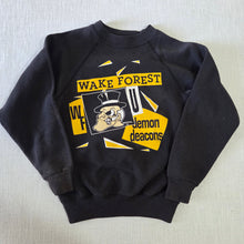 Load image into Gallery viewer, Vintage Wake Forest Demon Deacons Crewneck kids 8/9
