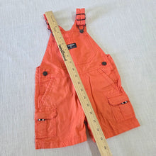 Load image into Gallery viewer, Oshkosh Orange Shortalls 18 months

