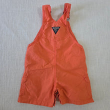Load image into Gallery viewer, Oshkosh Orange Shortalls 18 months
