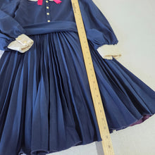 Load image into Gallery viewer, Vintage Classic Navy Dress kids 8
