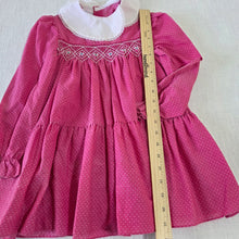 Load image into Gallery viewer, Vintage Polly Flinders Smocked Pink Dotted Dress 4t
