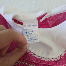 Load image into Gallery viewer, Vintage Polly Flinders Smocked Pink Dotted Dress 4t
