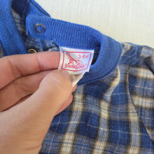 Load image into Gallery viewer, Vintage Wagon Trail Plaid Bodysuit 3-6 months
