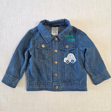 Load image into Gallery viewer, Vintage "Vroom Vroom" Car Jean Jacket 12 months
