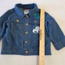 Load image into Gallery viewer, Vintage "Vroom Vroom" Car Jean Jacket 12 months
