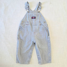 Load image into Gallery viewer, Vintage Old Navy Striped Denim Overalls 12-18 months
