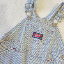 Load image into Gallery viewer, Vintage Old Navy Striped Denim Overalls 12-18 months
