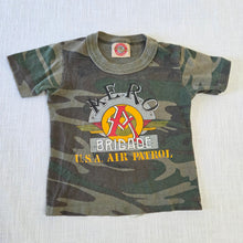 Load image into Gallery viewer, Vintage US Air Patrol Camo Single Stitch Tee 2t/3t

