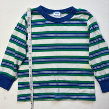 Load image into Gallery viewer, Vintage Blue/Green Striped 2t/3t
