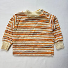Load image into Gallery viewer, Vintage Warm Striped Long Sleeve 9 months
