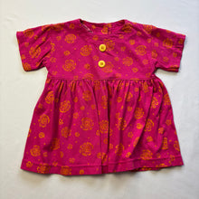 Load image into Gallery viewer, Vintage Pink/Orange Swirly Tunic 2/3t
