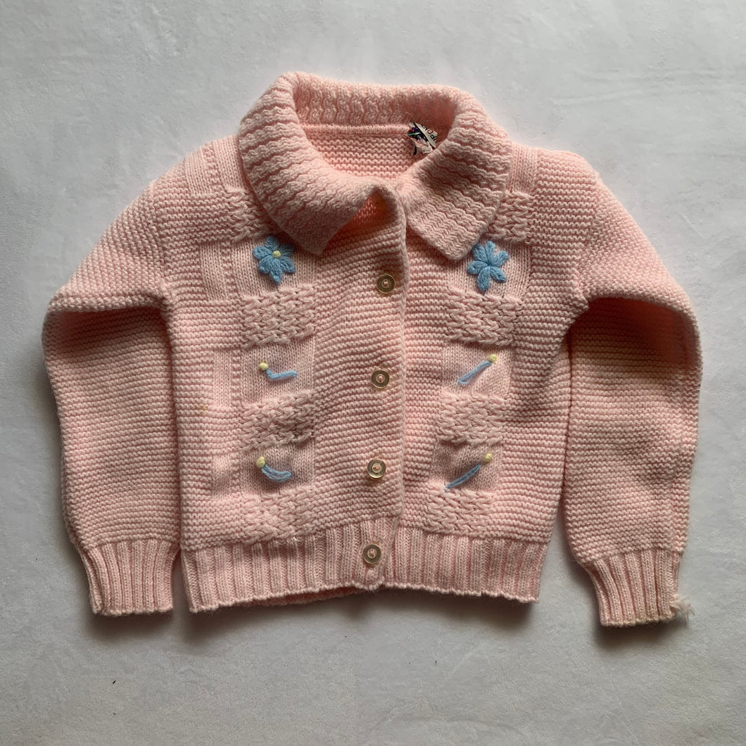 Vintage Peach Knit Sweater 2t/3t