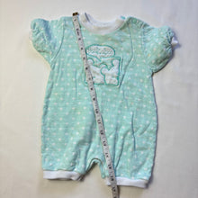 Load image into Gallery viewer, Vintage Mint Bears &quot;Peek-a-boo&quot; Romper 6-9 months

