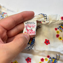 Load image into Gallery viewer, Vintage Trains Pattern Romper 6-9 months
