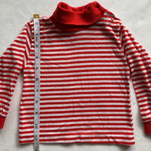Load image into Gallery viewer, Vintage Red Striped Turtleneck 18 months
