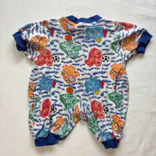Load image into Gallery viewer, Vintage Sporty Dinosaurs Slouchy Bodsuit 0-3 months
