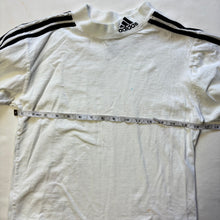 Load image into Gallery viewer, Vintage Adidas White/Black Long Sleeve kids 6/7
