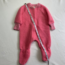 Load image into Gallery viewer, Vintage Pink Footed PJs 3 months
