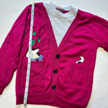 Load image into Gallery viewer, Vintage Cat Pink Sweater Shirt kids 6/7
