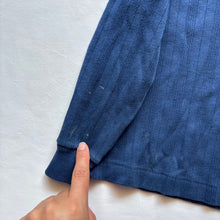 Load image into Gallery viewer, Vintage Navy Blue Ribbed Turtleneck 4t/5t
