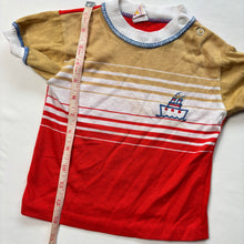 Load image into Gallery viewer, Vintage Ship Striped Shirt 24 months
