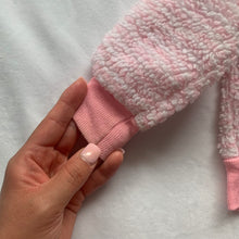 Load image into Gallery viewer, Vintage Pink Fuzzy Hooded Jacket 18-24 months
