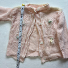 Load image into Gallery viewer, Vintage Pink Cardigan Sweater 3-6 months
