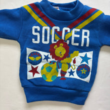 Load image into Gallery viewer, Vintage Soccer Lion Crewneck 12 months
