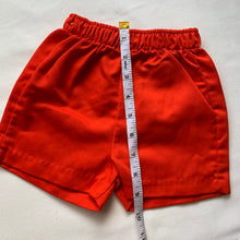 Load image into Gallery viewer, Vintage Solid Red Shorts 18-24 months
