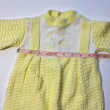Load image into Gallery viewer, Vintage Bear Yellow Knit Bodysuit 6 months
