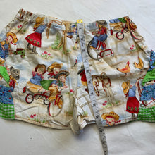 Load image into Gallery viewer, Vintage Farm Kids Playing Ruffled Shorts 5t/6

