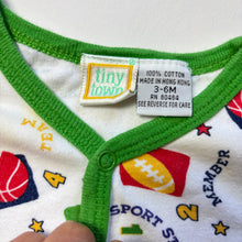 Load image into Gallery viewer, Vintage Sport Stars Romper 0-3 months
