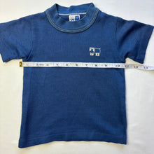 Load image into Gallery viewer, Vintage Hippo Embroidered Navy Shirt 3t *flaw
