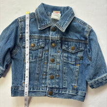 Load image into Gallery viewer, Vintage Trucker Jean Jacket 6-9 months
