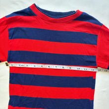 Load image into Gallery viewer, Vintage Red/Navy Striped Long Sleeve 5t
