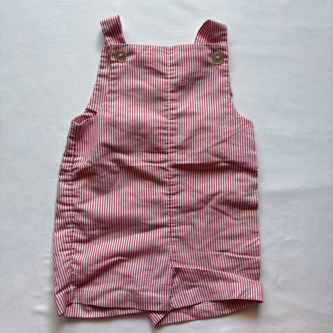 Vintage Red Striped Jon Jon 3t