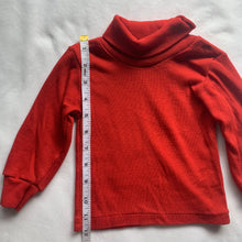 Load image into Gallery viewer, Vintage Solid Red Turtleneck 12-18 months
