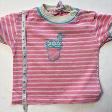 Load image into Gallery viewer, Vintage Flower Striped Tee 12-18 months
