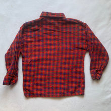 Load image into Gallery viewer, Vintage Red Multicolored Plaid Buttondown 4/5t
