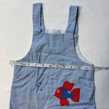Load image into Gallery viewer, Vintage Fish Blue Romper 18-24 months
