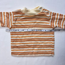 Load image into Gallery viewer, Vintage Warm Striped Long Sleeve 9 months
