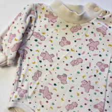 Load image into Gallery viewer, Vintage Pink Bears Romper 3 months
