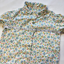 Load image into Gallery viewer, Vintage Colorful Floral Buttondown kids 6
